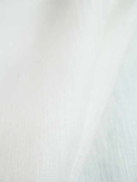 ОСТАТОК меньше метра Ткань полульняная Белая 180см