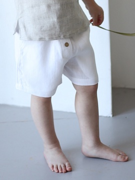 Шорты детские Kiki white