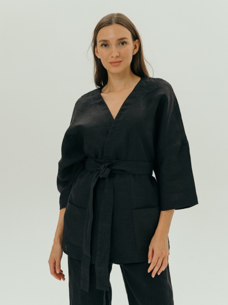 Кимоно Sakura black