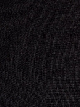 ОСТАТОК меньше метра Ткань изо льна Черная арт.129-147