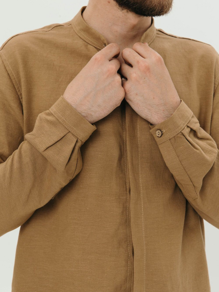 Рубашка Hugo limited ocher