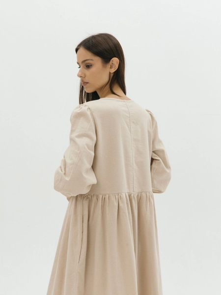 Платье flannel Margo natural
