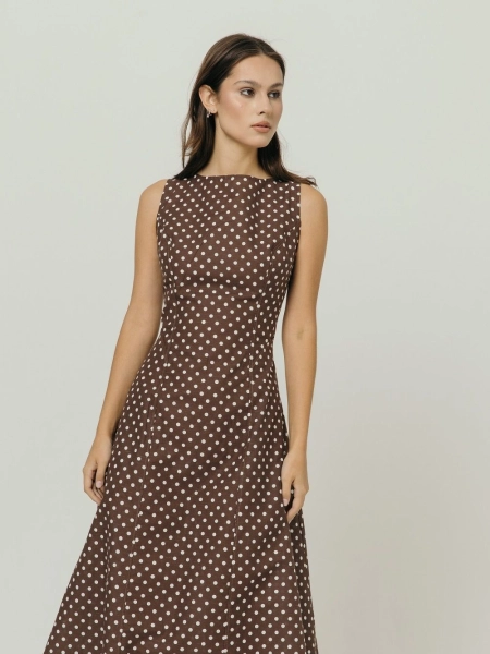 Платье Sway limited brown peas