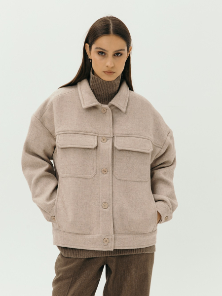 Куртка wool Bertha natural