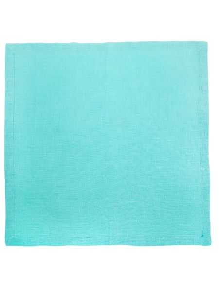 Салфетка льняная цвет мята