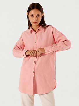 Рубашка velvet Celine dusty rose
