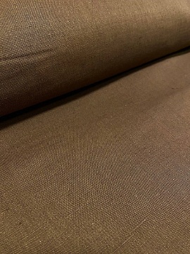 Ткань полульняная Шоколадный арт.0112