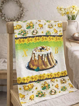 Полотенце льняное Солнечное