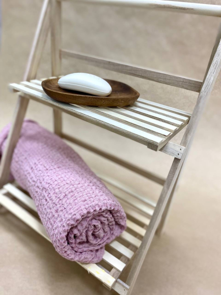 Полотенце вафельное Marshmallow dusty rose