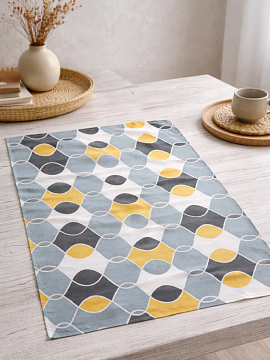 Полотенце льняное Самоцветы