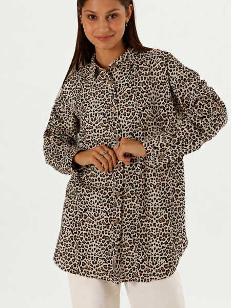 Рубашка Celine limited leopard