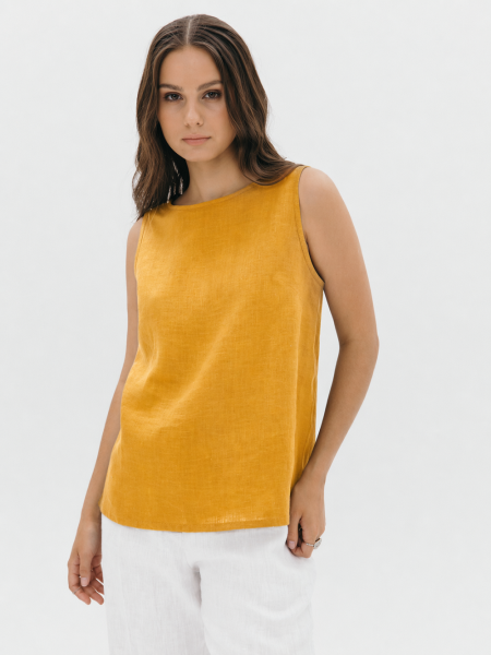 Топ Elle limited mustard