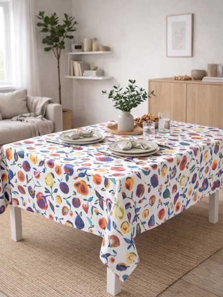 Скатерть льняная Севилья 2 без салфеток