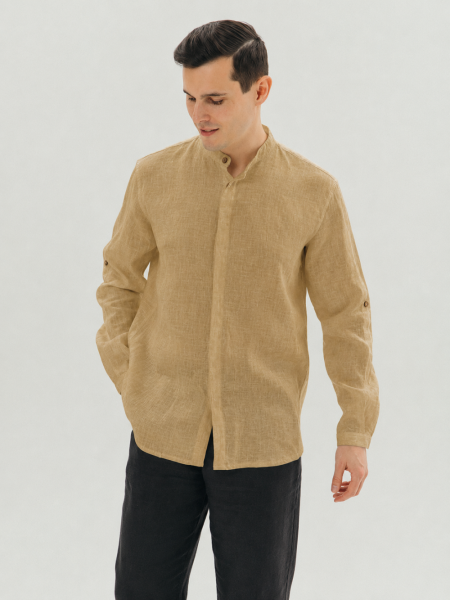 Рубашка Hugo limited caramel