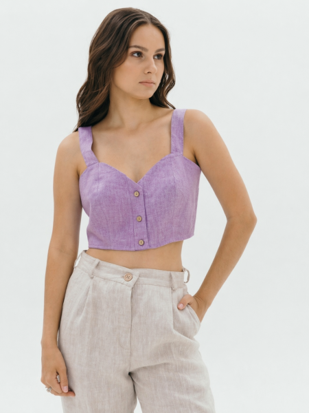 Кроп-топ Hawaii limited lavender