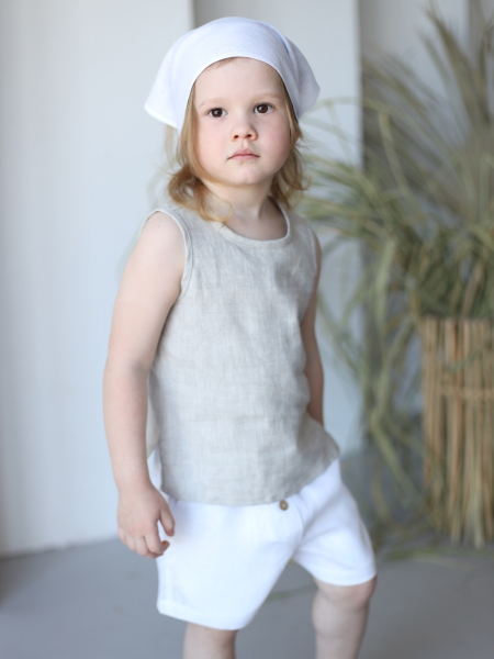 Косынка детская Istoki mini white