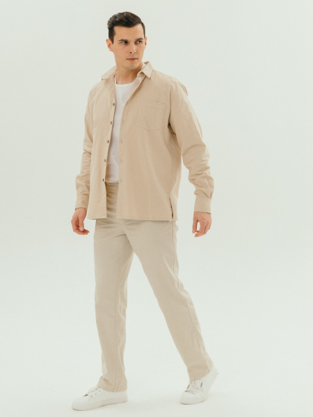 Рубашка flannel Mont Blanc natural