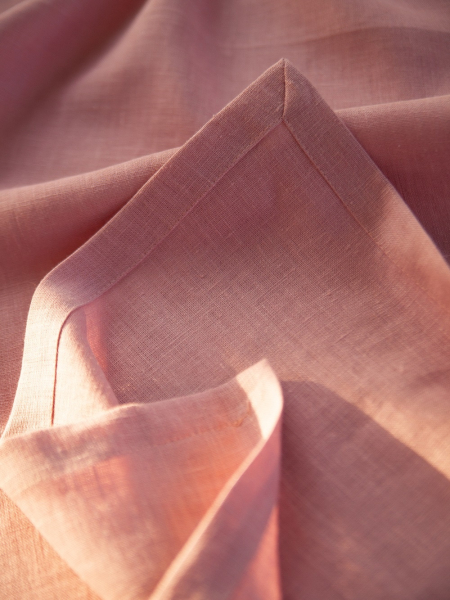 Дорожка льняная Hygge dusty rose