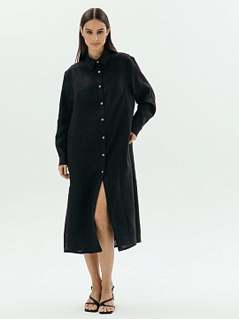 Платье-рубашка Fresh black