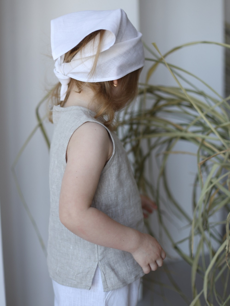 Косынка детская Istoki mini white