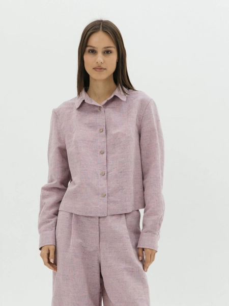 Рубашка Vivid limited purple melange