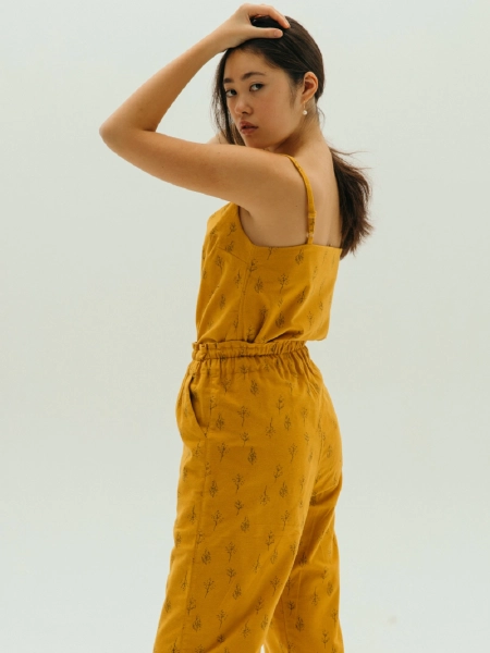 Топ Daisy flannel limited mustard trees