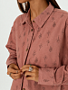 Рубашка flannel Celine limited dusty rose trees