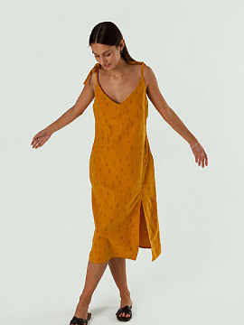 Сарафан flannel Rosemary limited mustard trees