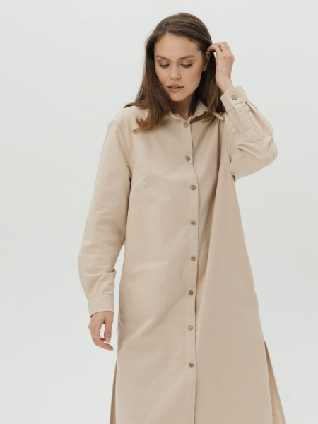 Платье-рубашка flannel Fresh natural
