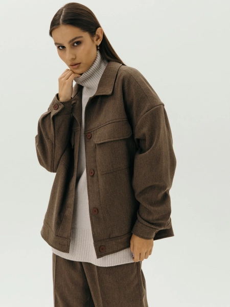 Куртка wool Bertha limited chocolate