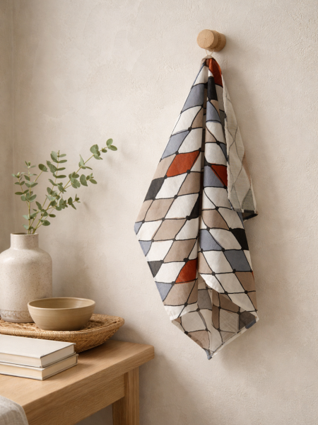 Полотенце льняное Витраж