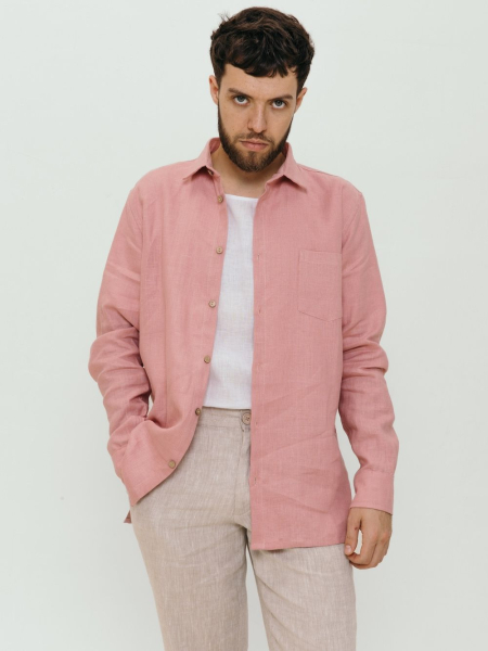 Рубашка Mont Blanc dusty rose