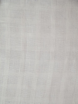 Льняная ткань Белая клетка арт.072