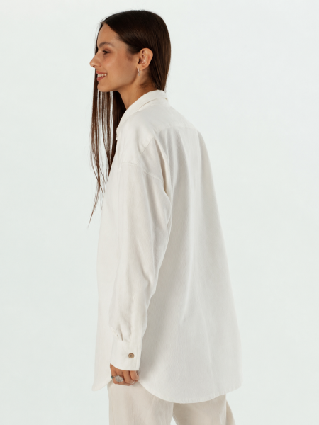 Рубашка velvet Celine white