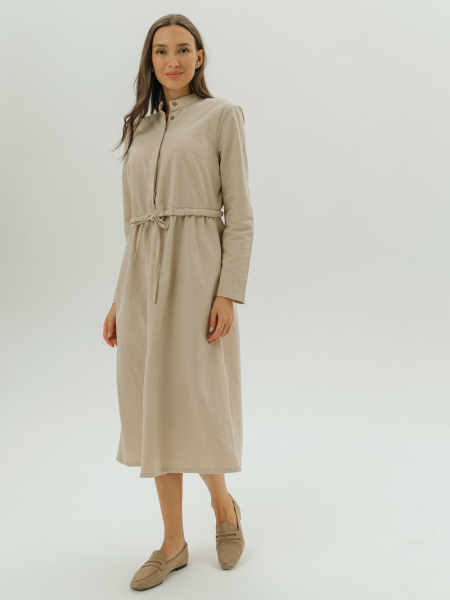 Платье flannel Grace natural