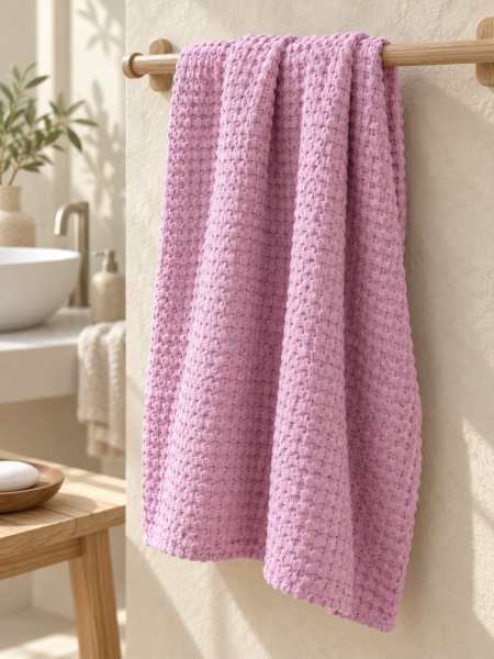 Полотенце вафельное Marshmallow dusty rose
