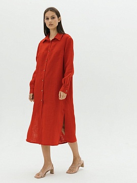 Платье-рубашка Fresh limited vinous