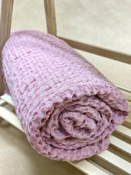 Полотенце вафельное Marshmallow dusty rose