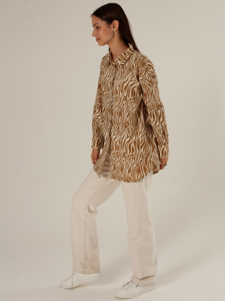 Рубашка Celine limited zebra