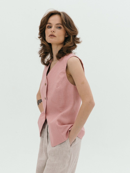 Жилетка Blues dusty rose