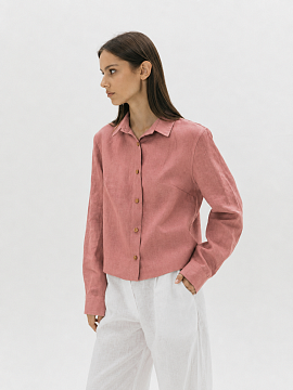 Рубашка flannel Vivid dusty rose 