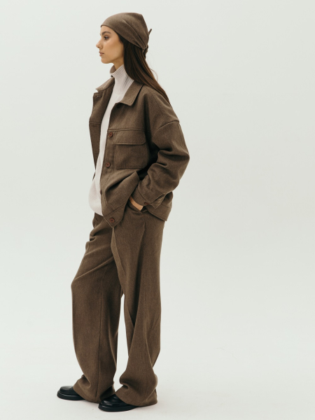 Брюки wool Classy limited chocolate line