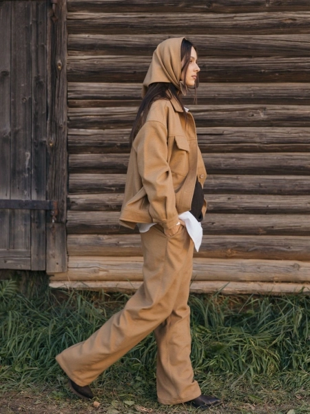 Брюки wool Classy limited mustard