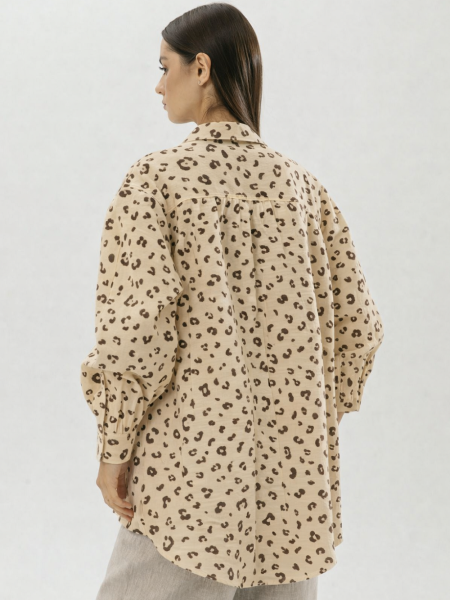 Рубашка flannel Liberty limited milk specks