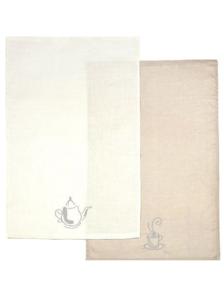 Набор льняных полотенец для кухни Чай цвет 01