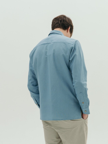 Рубашка Mont Blanc limited azure