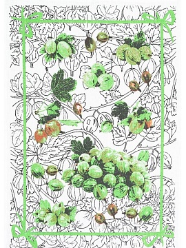 Полотенце льняное Крыжовник