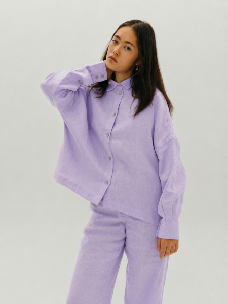 Рубашка Origami limited lavender