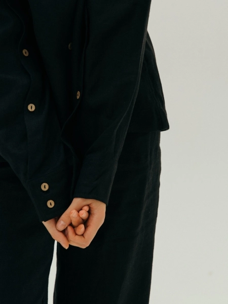 Рубашка Origami black