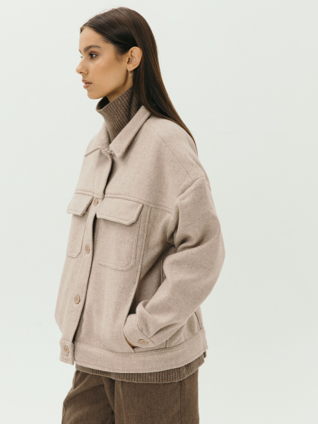 Куртка wool Bertha natural